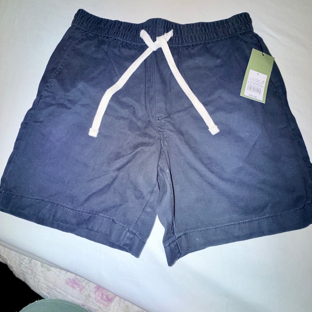 Goodfellow & Co Pull-On Shorts Mens S Charcoal Navy NEW 7" Inseam Drawstring